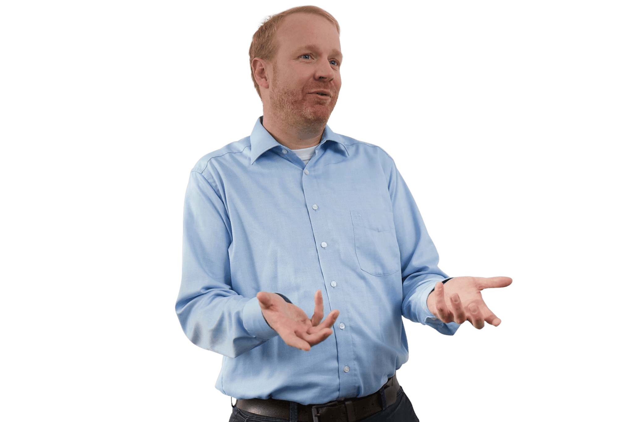 Bild von Henning Heuer beim Interview , Standortleiter CareFlex Hamburg